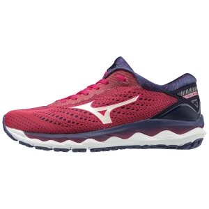 Adidasi Alergare Mizuno Wave Sky 3 Dama - Rosii